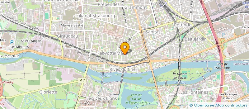 localisation de l'entreprise COLLECTIF DES JARDINS SAINT LAZARE à TOURS