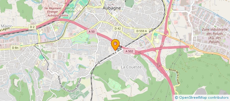 localisation de l'entreprise COLLECTIF DES LANGUES PENDUES  AUBAGNE