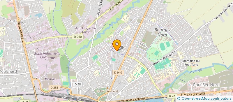 localisation de l'entreprise COLLECTIF DES MAMANS  BOURGES