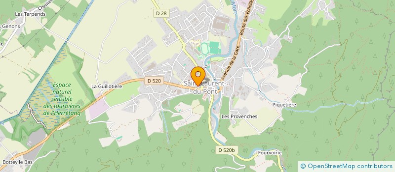 localisation de l'entreprise COLLECTIF DES MUSICIENS DE CHARTREUSE  SAINT-LAURENT-DU-PONT