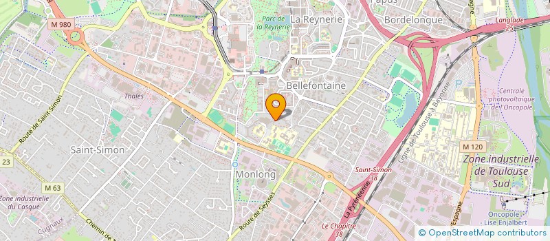 localisation de l'entreprise COLLECTIF DES ORGANISATIONS DE SOLIDARITE INTERNATIONALE ISSUES DES MIGRATIONS DE L'OCCITANIE - PYRENEES à TOULOUSE