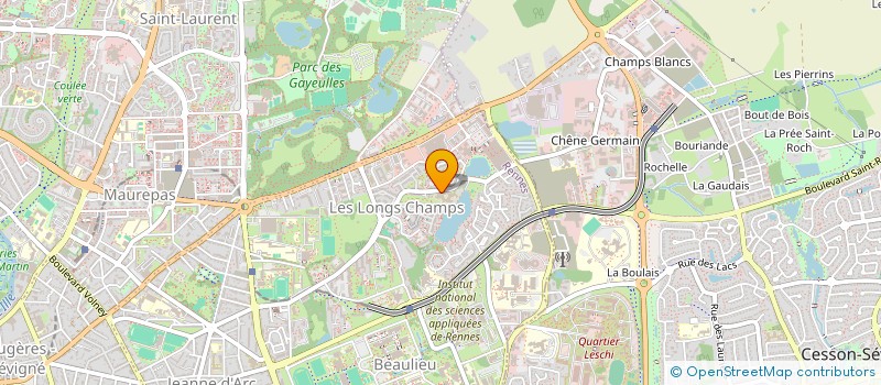 localisation de l'entreprise COLLECTIF DES PARENTS JEAN ROSTAND (COPAJERO) à RENNES