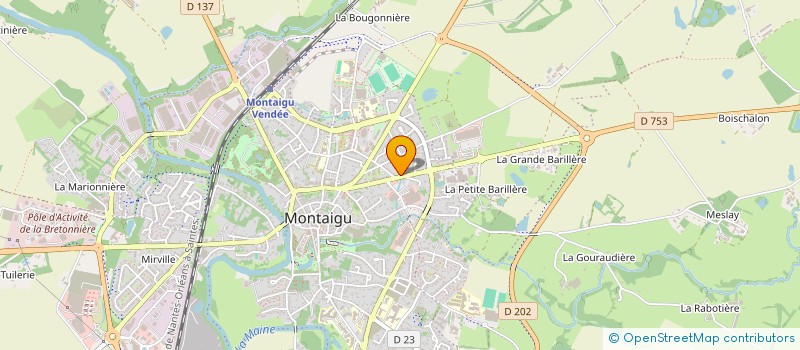 localisation de l'entreprise COLLECTIF DES POSSIBLES MONTAIGU à MONTAIGU-VENDEE