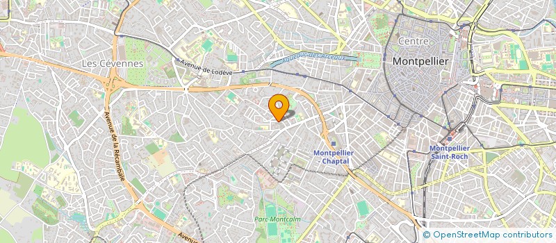localisation de l'entreprise COLLECTIF DES QUARTIERS SOLIDAIRES à MONTPELLIER
