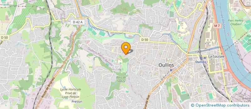 localisation de l'entreprise COLLECTIF DES RADIOS D'EXPRESSION  OULLINS-PIERRE-BENITE