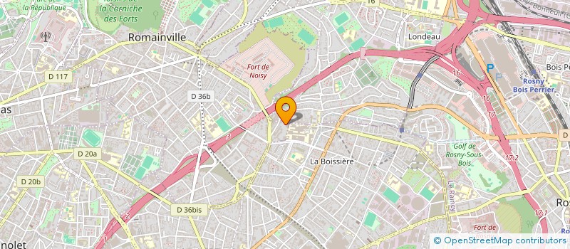 localisation de l'entreprise COLLECTIF DES RESSORTISSANTS DE SABOUCIRE ET DES VILLAGES ENVIRONNANTS  ROMAINVILLE
