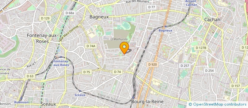 localisation de l'entreprise COLLECTIF DES RESSOURCES ALTERNATIVES ET CITOYENNES à BAGNEUX
