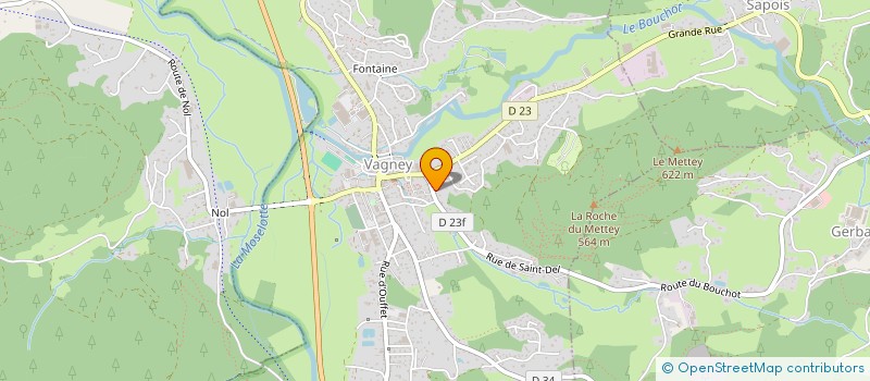 localisation de l'entreprise COLLECTIF DES RIVES  VAGNEY