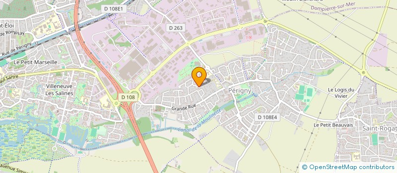 localisation de l'entreprise COLLECTIF DES USAGERS DES SERVICES PUBLICS DE PROXIMITE 17  PERIGNY