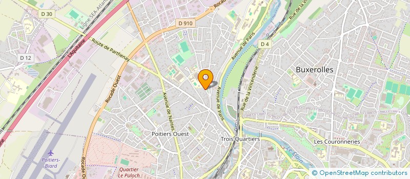 localisation de l'entreprise COLLECTIF DEUX AILES  POITIERS