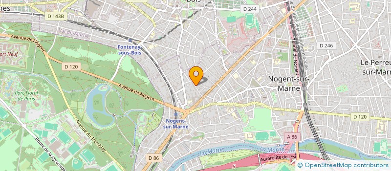 localisation de l'entreprise COLLECTIF DIDEROT à NOGENT-SUR-MARNE