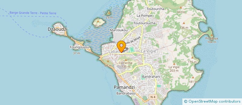 localisation de l'entreprise COLLECTIF DIX-15 à DZAOUDZI