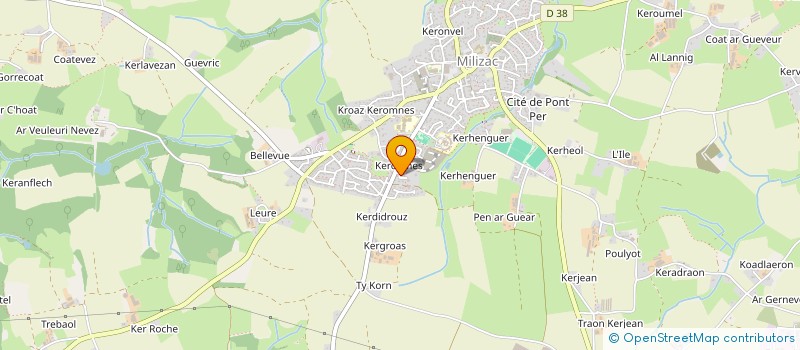 localisation de l'entreprise COLLECTIF DRENT  MILIZAC-GUIPRONVEL