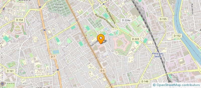localisation de l'entreprise COLLECTIF DU 38 à VITRY-SUR-SEINE