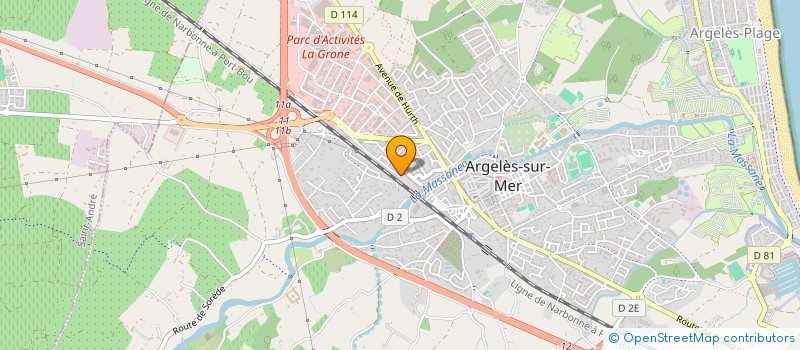 localisation de l'entreprise COLLECTIF DU CAMP DEL CAVALL  ARGELES-SUR-MER