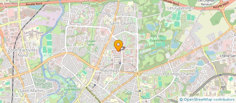 localisation de l'entreprise COLLECTIF DU GRAAL  RENNES