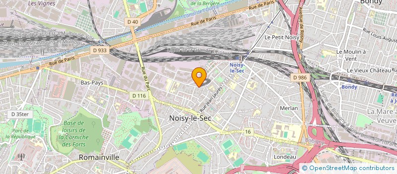localisation de l'entreprise COLLECTIF DU LIBRE ACTEUR à NOISY-LE-SEC