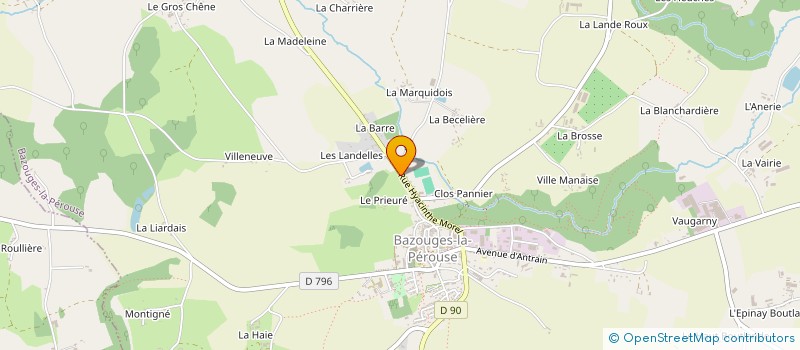 localisation de l'entreprise COLLECTIF DU PRINTEMPS DES ARTS  BAZOUGES-LA-PEROUSE