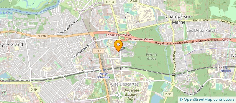 localisation de l'entreprise COLLECTIF DU PRINTEMPS DU JAZZ  CHAMPS-SUR-MARNE