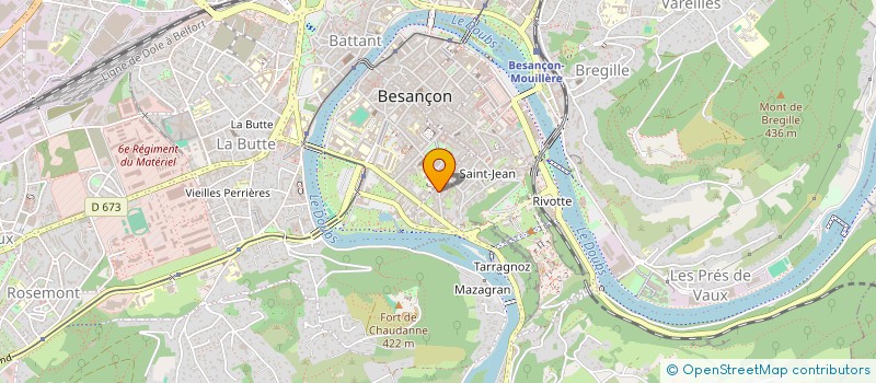 localisation de l'entreprise COLLECTIF DU TERRIER  BESANCON