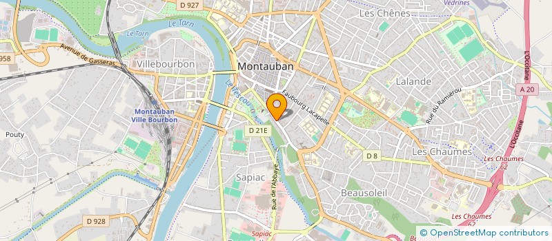 localisation de l'entreprise COLLECTIF DYF  MONTAUBAN