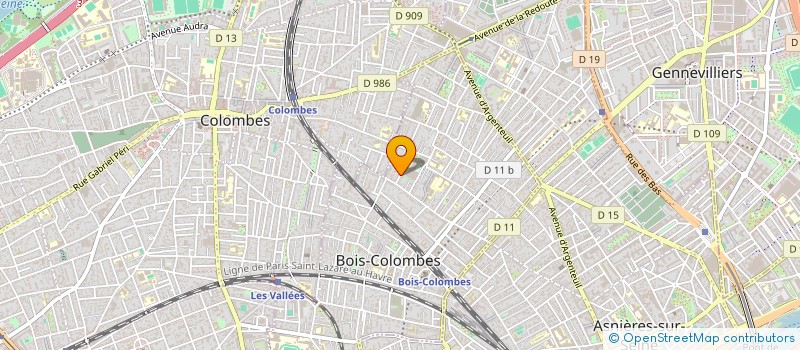 localisation de l'entreprise COLLECTIF E.G.A.R.D.S à BOIS-COLOMBES