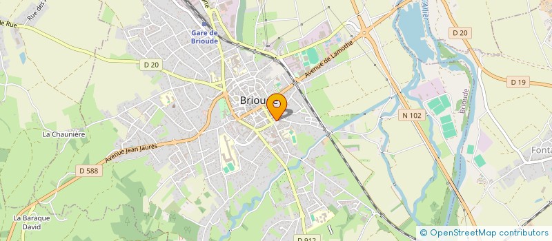 localisation de l'entreprise COLLECTIF ECO-CITOYEN DU BRIVADOIS  BRIOUDE