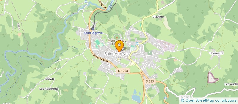 localisation de l'entreprise COLLECTIF ECOMIQUE DU PAYS DE SAINT -AGREVE à SAINT-AGREVE