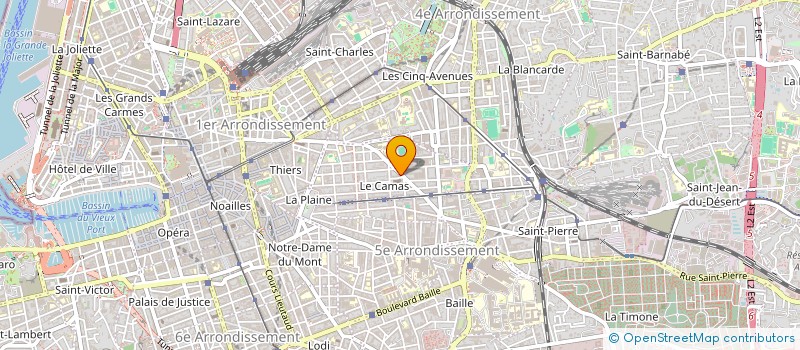 localisation de l'entreprise COLLECTIF ENCHANTE  MARSEILLE