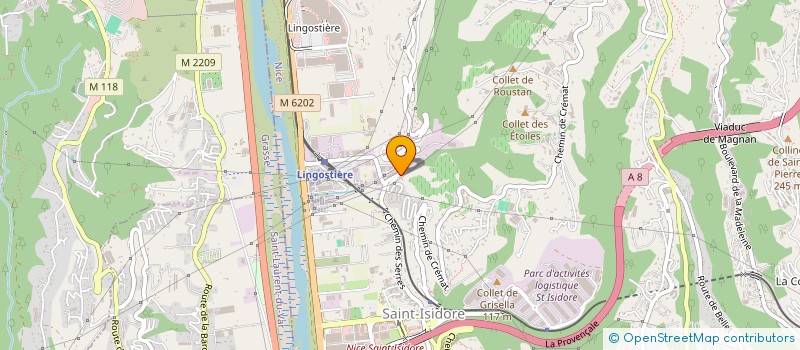 localisation de l'entreprise COLLECTIF ENERGIA  NICE