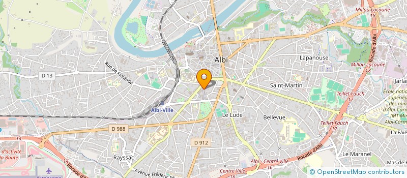 localisation de l'entreprise COLLECTIF ENFANT PARENT PROFESSIONNELS à ALBI