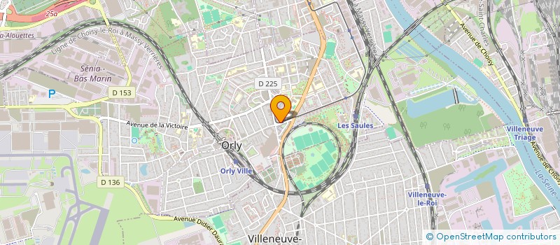 localisation de l'entreprise COLLECTIF ENFANTS-ALGERIE  ORLY