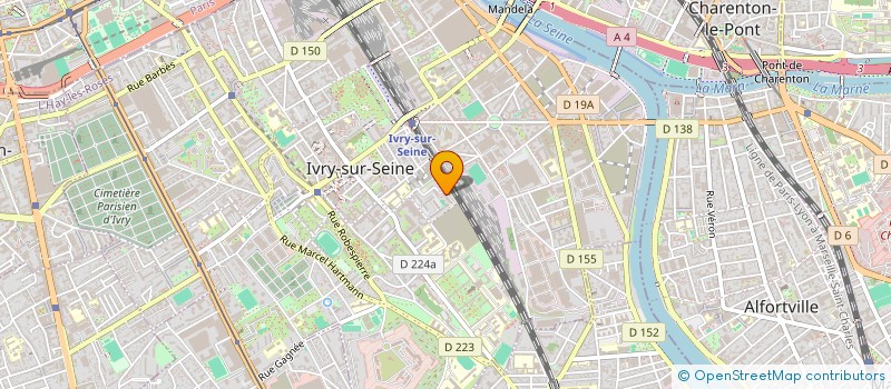 localisation de l'entreprise COLLECTIF ENTRAINEMENT  IVRY-SUR-SEINE