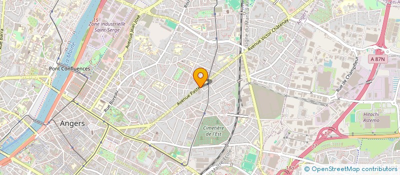 localisation de l'entreprise COLLECTIF EPHEMERE à ANGERS