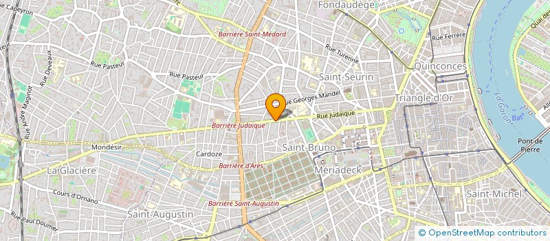 localisation de l'entreprise COLLECTIF FETE DU JEU DE BORDEAUX  BORDEAUX