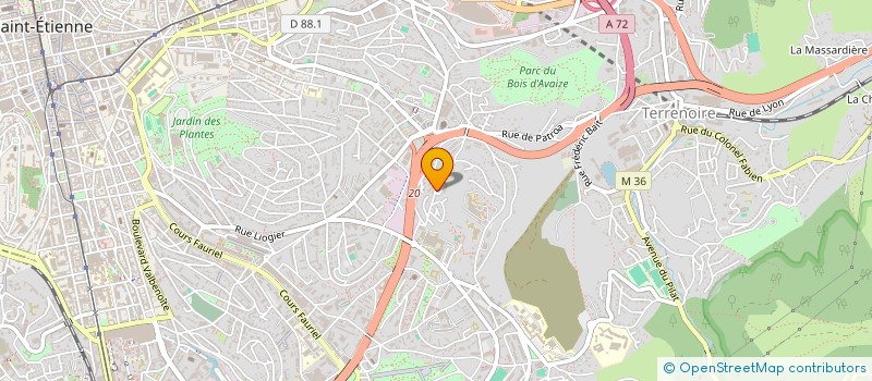 localisation de l'entreprise COLLECTIF FLEAU SOCIAL  SAINT-ETIENNE