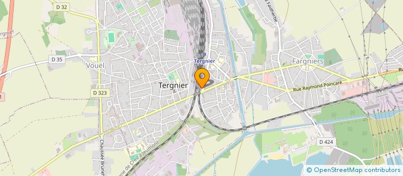 localisation de l'entreprise COLLECTIF FLUIDES à TERGNIER
