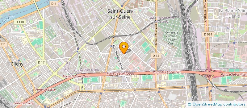 localisation de l'entreprise COLLECTIF FRACAS à SAINT-OUEN-SUR-SEINE