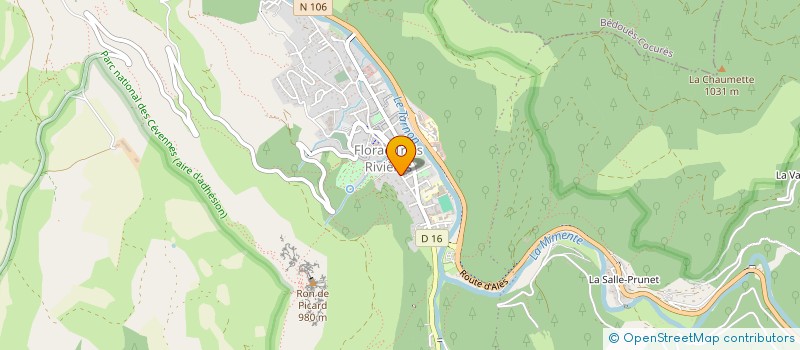 localisation de l'entreprise COLLECTIF FS  FLORAC TROIS RIVIERES