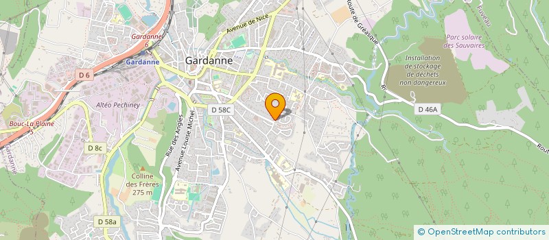 localisation de l'entreprise COLLECTIF G. à GARDANNE