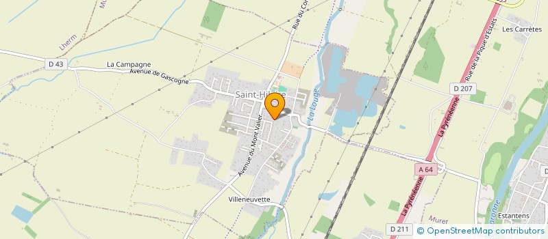 localisation de l'entreprise COLLECTIF GAGNIERES  SAINT-HILAIRE