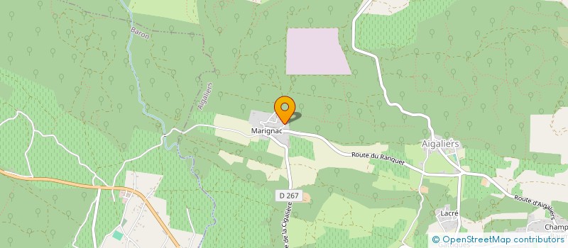 localisation de l'entreprise COLLECTIF GARD'N'MUSIC  AIGALIERS