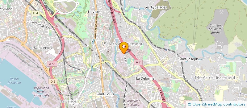 localisation de l'entreprise COLLECTIF GENA à MARSEILLE 15EME