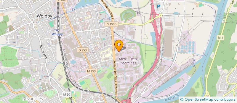 localisation de l'entreprise COLLECTIF HANDICAP 57  METZ