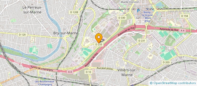 localisation de l'entreprise COLLECTIF HEM  BRY-SUR-MARNE