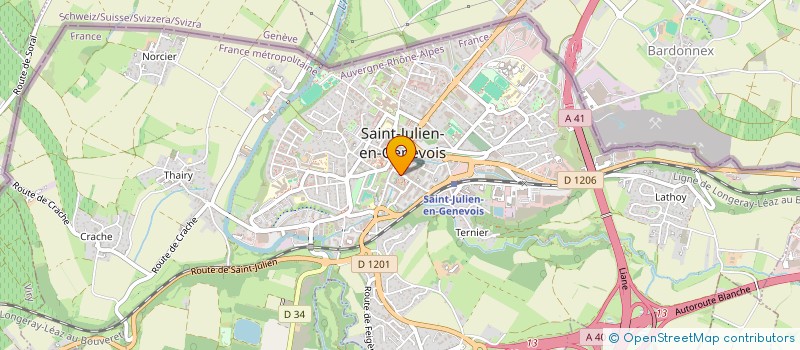 localisation de l'entreprise COLLECTIF HERODOTE  SAINT-JULIEN-EN-GENEVOIS