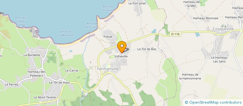 localisation de l'entreprise COLLECTIF HORS-SOL  FERMANVILLE