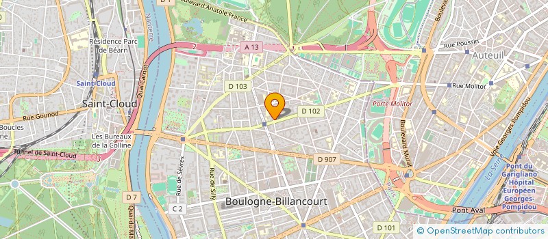 localisation de l'entreprise COLLECTIF HORSPACES à BOULOGNE-BILLANCOURT