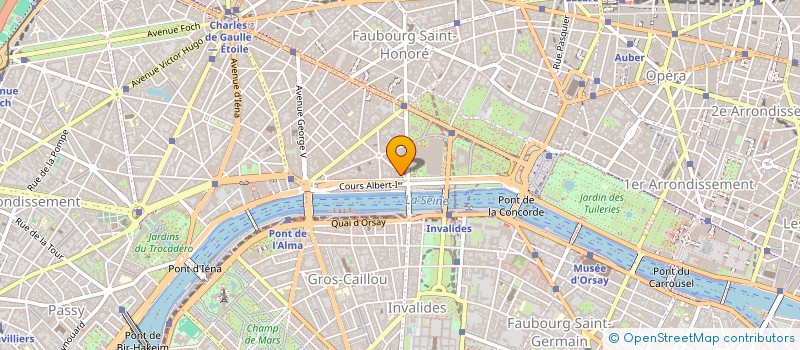 localisation de l'entreprise COLLECTIF HUMANITAIRE (CH)  PARIS