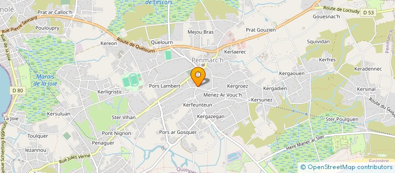 localisation de l'entreprise COLLECTIF I.O.D.  PENMARCH